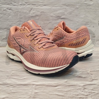 美津濃 MIZUNO WAVE INSPIRE 18 WAVEKNIT 寬楦 女慢跑鞋 J1GD222914 馬拉松