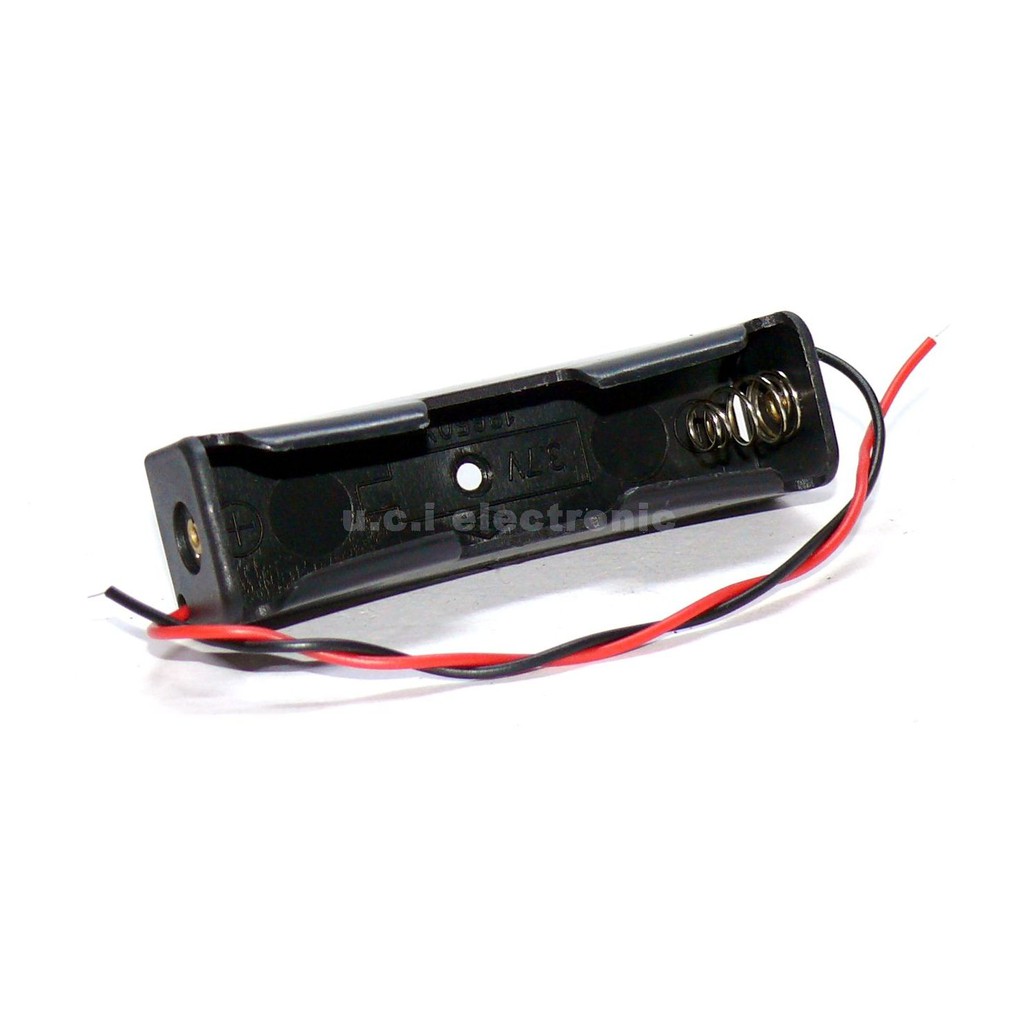 【UCI電子】(二W-4)18650電池盒 1節電池盒 充電座 18650電池盒帶線