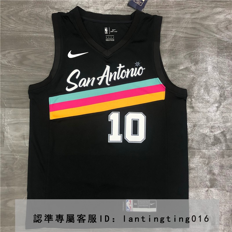 Nike Nba 球衣10號馬刺隊spurs 籃球德羅展demar Derozan Swingman 城市版 蝦皮購物