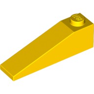 LEGO 4656699 60477 黃色 1X4 斜面磚