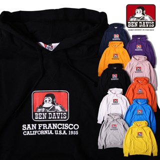BEN DAVIS MID LOGO HOODIE 連帽 重磅數 帽T 猿人始祖 10色