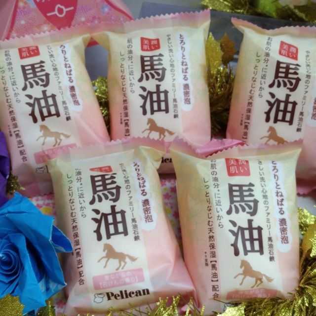 日本熱銷 Pelican馬油潤澤美膚皂80g