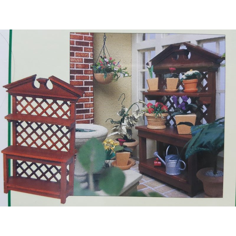 【日本帶回】 溫室 植物 展示櫃 DeAgostini 日本 雜誌 週刊 附錄 娃娃 家具 DIY 掛壁式花牆花盆 盆栽
