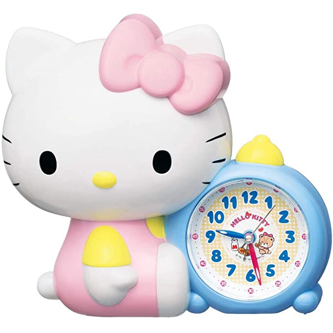 【現貨 】日本 SEIKO HELLO KITTY 凱蒂貓 立體 時鐘 鬧鐘 貪睡 聲音 音量調整