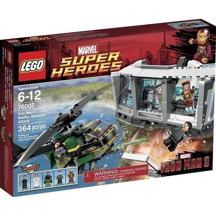 宇喆電訊 LEGO 樂高 76007 鋼鐵人 襲擊馬里布豪宅 Iron Man 全新現貨