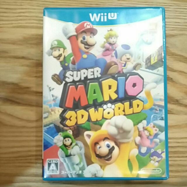 Wiiu Super Mario 3D world 超級馬莉歐3D世界