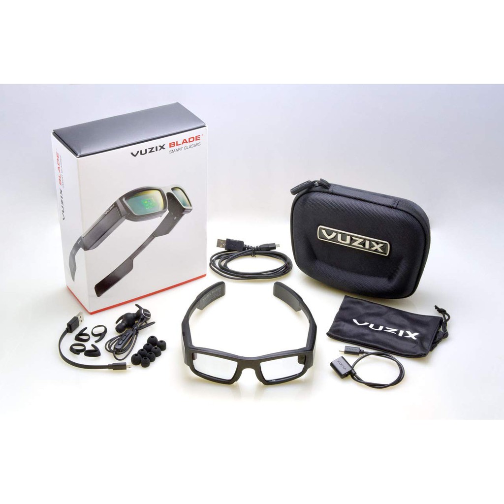 預購】最新Vuzix Blade Upgraded升級版AR智能眼鏡鋼鐵人Edith全息眼鏡內建Alexa | 蝦皮購物