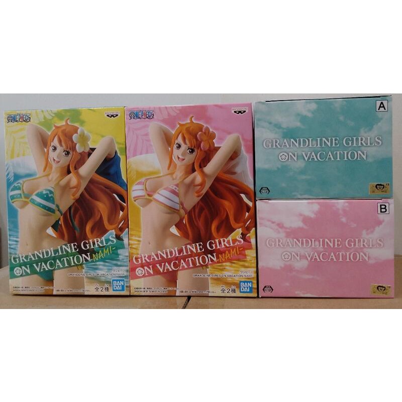 【現貨】特價 日版 金證 海賊王 GRANDLINE GIRLS VACATION 假期 娜美 A款 B款【2款分售】