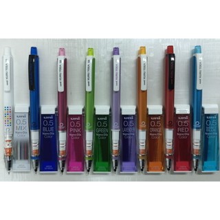 UNI KURU TOGA M5-450 0.5mm自動鉛筆+Nano Dia 202NDC1P Color彩色筆芯