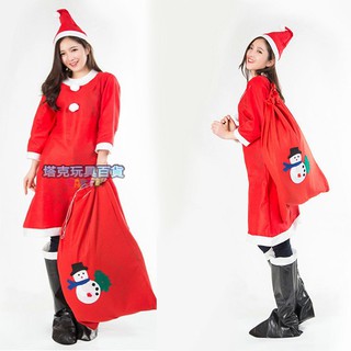 聖誕節 (女版) 聖誕老人 聖誕裝扮 派對變裝 舞會裝扮 活動表演 角色扮演 派對穿搭 Cos【M22000601】