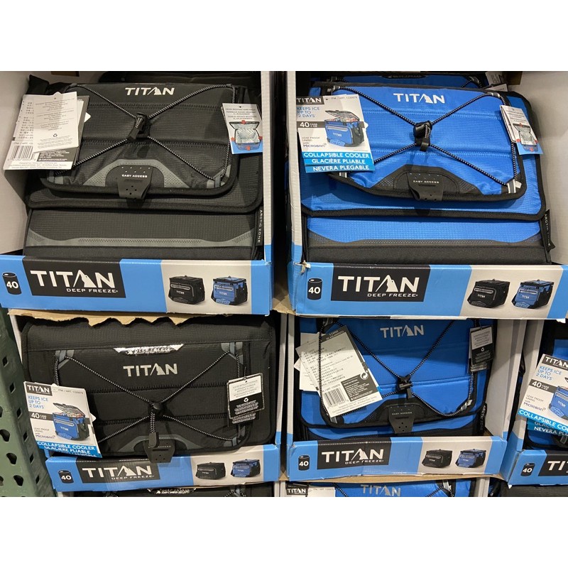 TITAN 輕量軟式保溫冰桶 適用露營、釣魚、外送餐點-吉兒好市多COSTCO代購