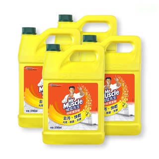 威猛先生 地板清潔劑加侖桶-清新檸檬3785ml(4入/箱)-箱購組 箱購品無法合併訂單