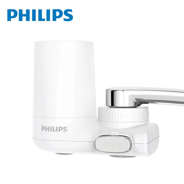 PHILIPS 飛利浦 超濾龍頭型 4重plus(5層過濾) 2段式濾芯 淨水器/濾水器 AWP3753 日本原裝