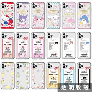 Sanrio Korea 手機殼 透明軟殼│iPhone Xs Max XR X SE 8 7 Plus