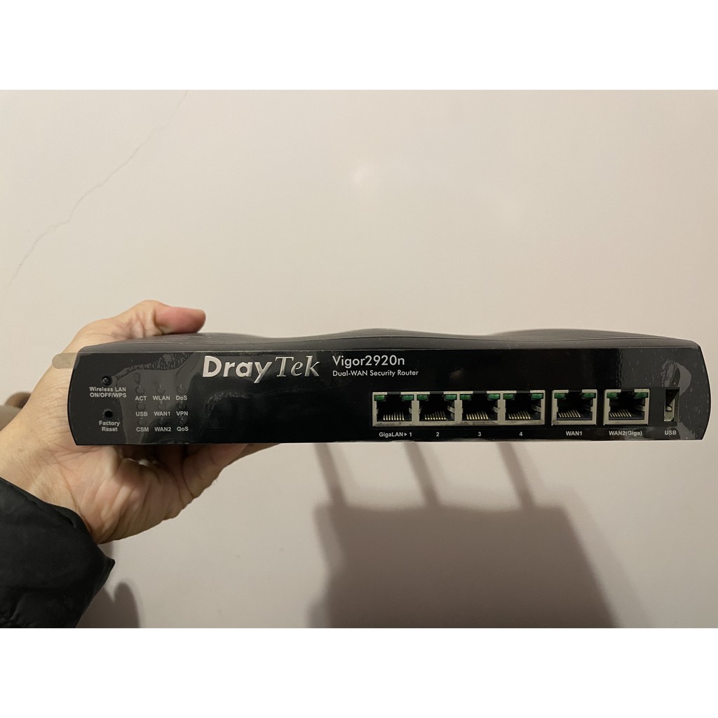 【DrayTek】居易科技 Vigor 2920n 雙WAN口單頻無線VPN路由器