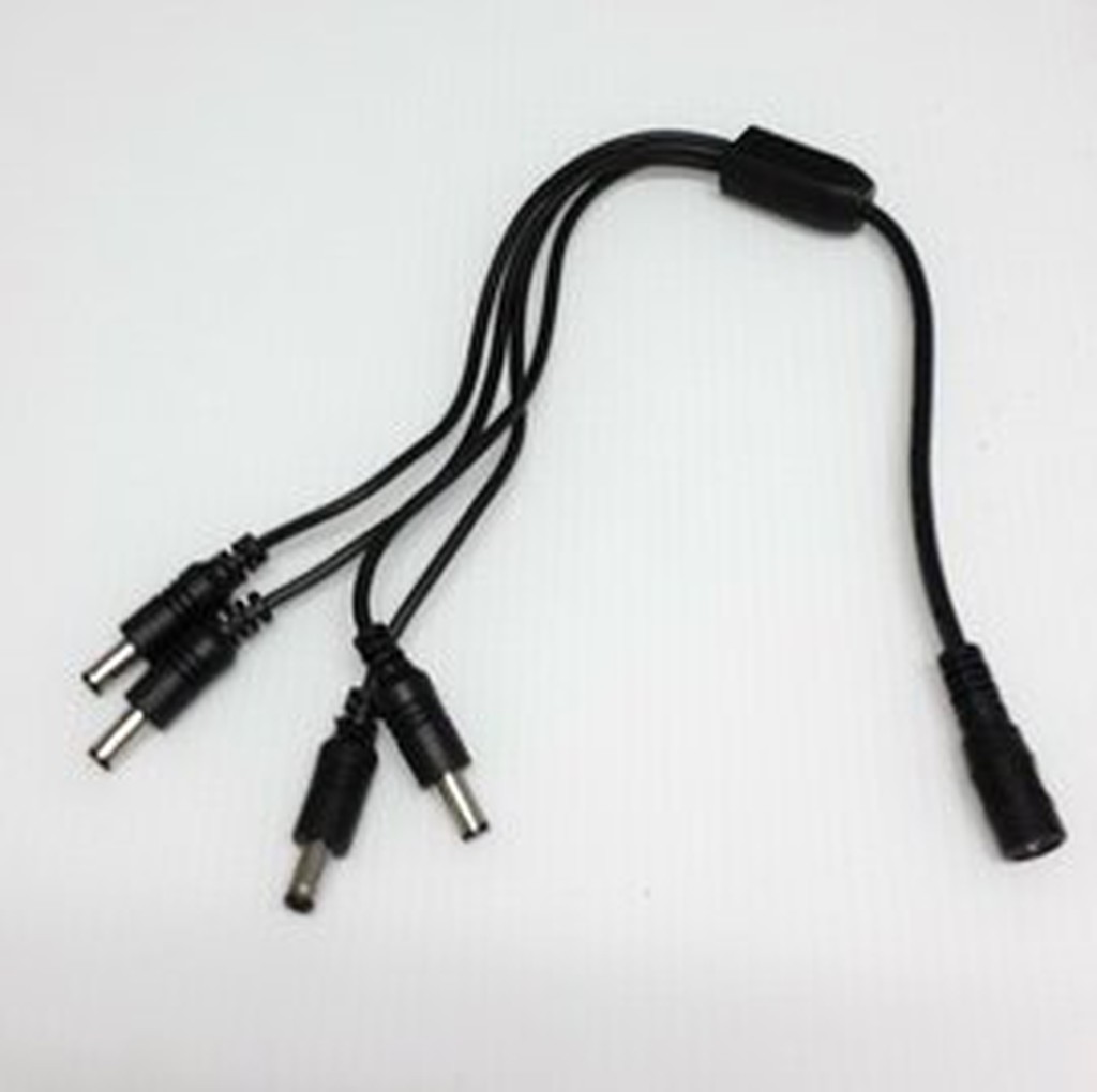 DC 5.5mm*2.1mm 1分4 1母轉4公 電源線/充電線/轉接線/延長線 (30cm)