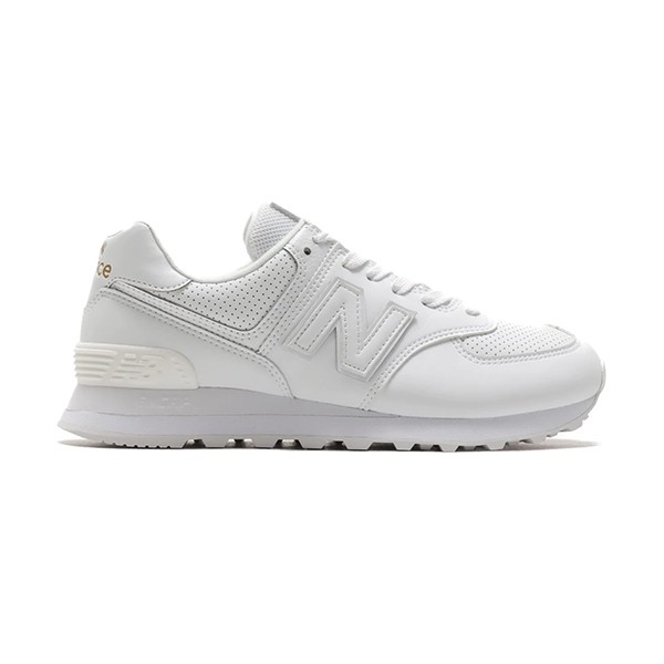 new balance 574 all white