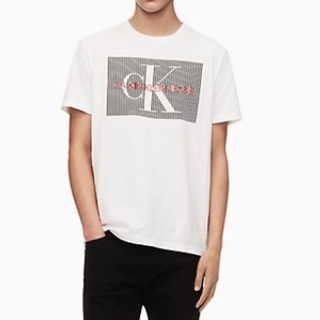 Calvin Klein T恤 男裝 短袖 短T-Shirt 圓領上衣 C03103 白色CK(現貨)