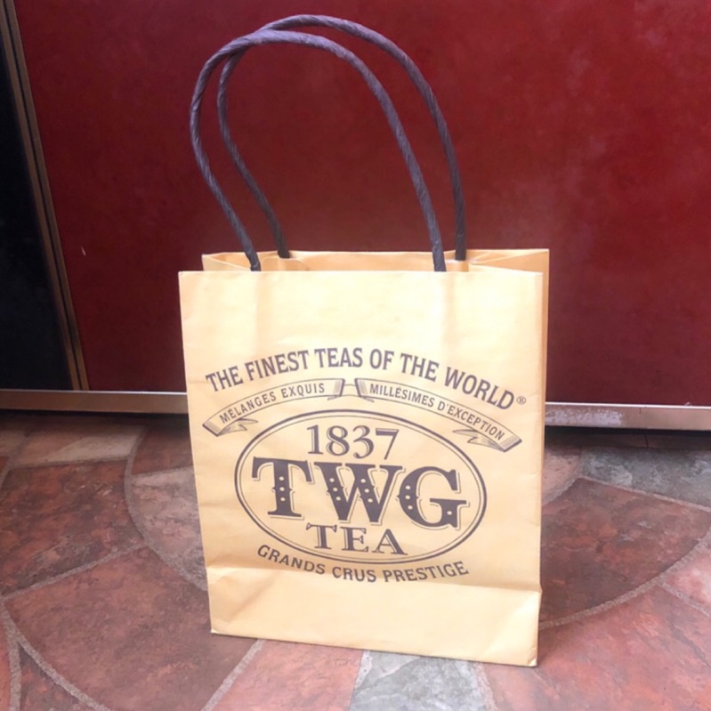 新加坡 貴婦茶 TWG TEA 品牌紙袋 購物袋 手提袋 環保袋 包裝袋 禮物袋 禮品袋 紙袋 包材