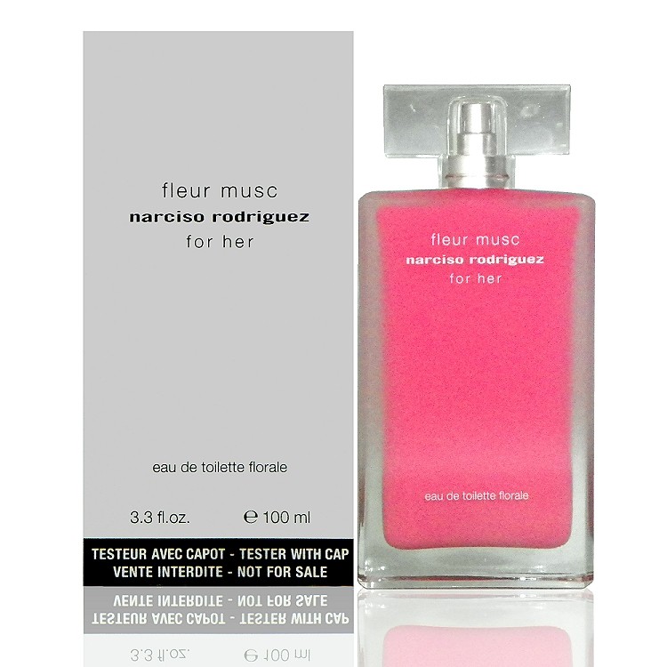 Narciso Rodriguez Fleur Musc 桃色花舞淡香水100ml Tester 包裝 蝦皮購物