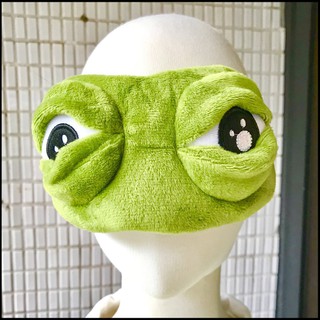 【A060949】綠色悲傷蛙眼罩．綠(預購)