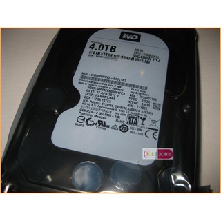 JULE 3C會社-威騰WD RE系列 WD4000FYYZ 4TB 黑標/未拆/雙處理器/保內/SATA3 企業級硬碟