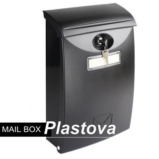 TRENY-0990 歐風塑鋼信箱-黑 信件箱 意見箱 出清價