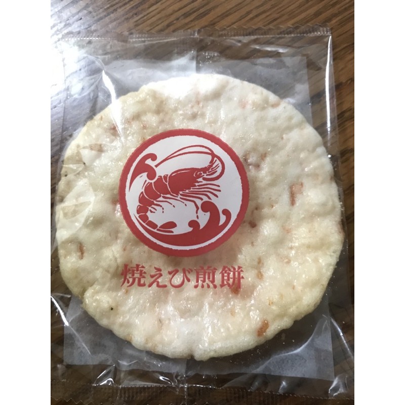 日本原裝進口的蝦餅一片