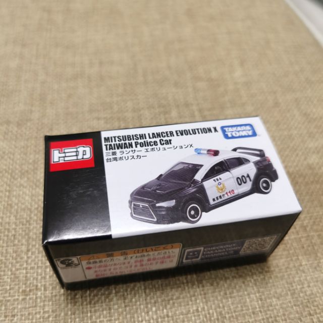 Tomica 台灣限定 EVO 警車 三菱 polica car