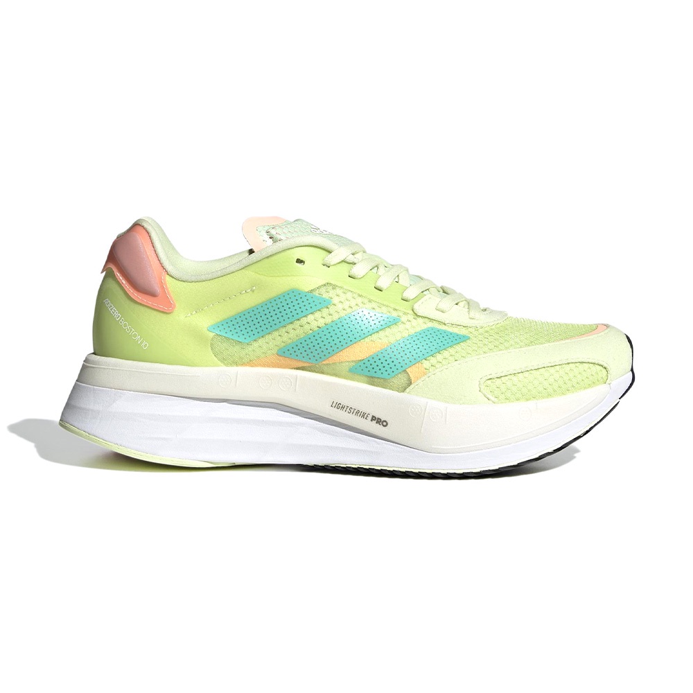 Adidas ADIZERO BOSTON 10 W 女 螢光綠 運動 休閒 慢跑鞋 GY0906