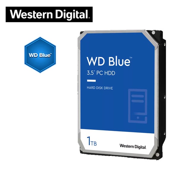 WD威騰 1TB 2TB 3TB 4TB 6TB 藍標 3.5吋硬碟/三年保 1T 2T 3T 4T 6TB