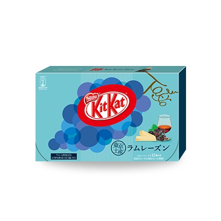 日本代購 kitkat蘭姆葡萄乾巧克力餅乾12入