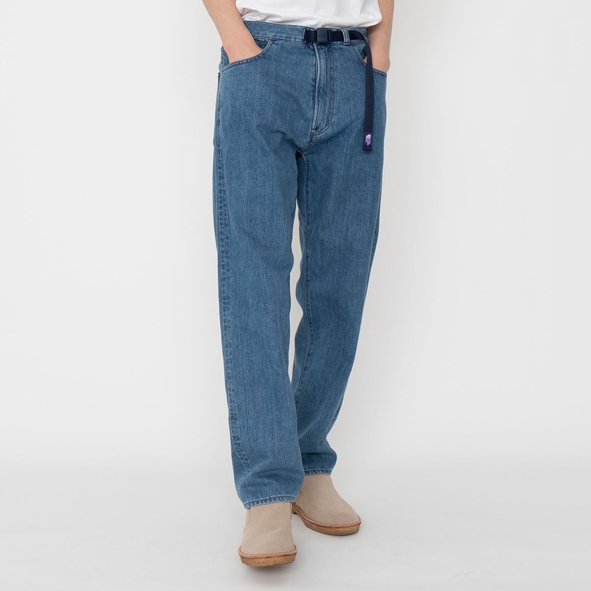 THE NORTH FACE Denim Straight Pants 紫標 單寧 直筒 牛仔褲【NT5204N】