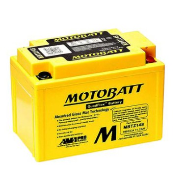 【KIRI】 MOTOBATT 黃色電池 黃色電瓶 MBTZ14S YAMAHA FZ1N FZ1S 06年後適用
