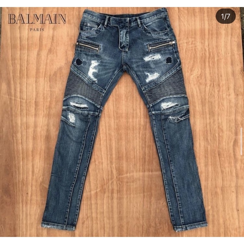 Balmain 巴黎騎士牛仔褲