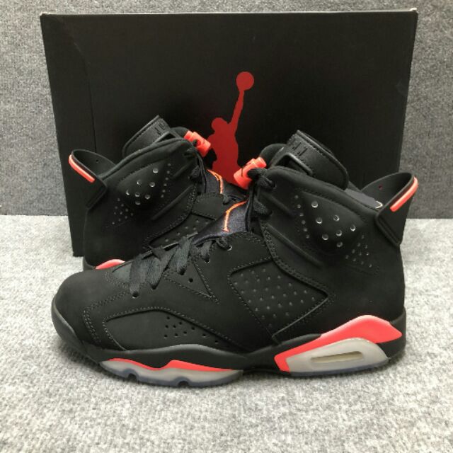 Air Jordan 6 Black Infrared 喬丹6代大魔王男鞋 蝦皮購物