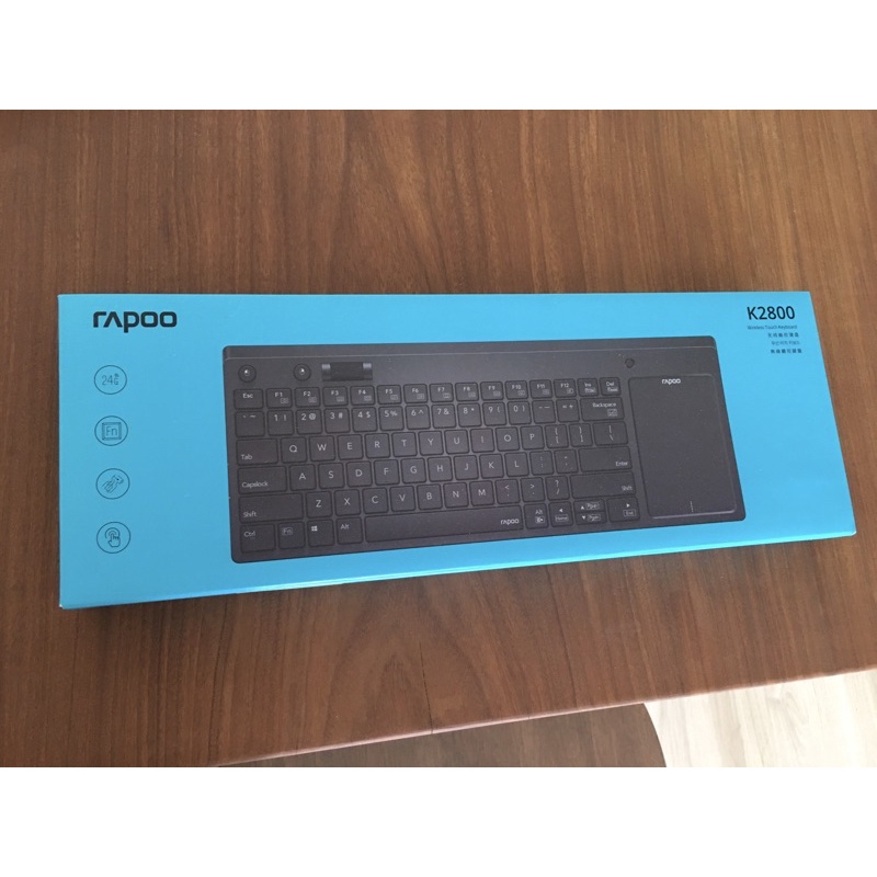 全新rapoo無線觸控鍵盤K2800