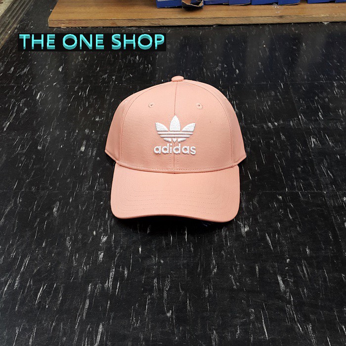 TheOneShop Adidas TREFOIL CAP 三葉草 老帽 帽子 鴨舌帽 棒球帽 經典 粉色 DV0173