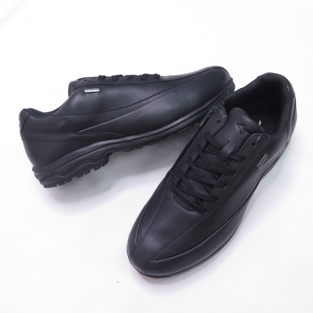 靴 スニーカー Mizuno LD40 VI SW GTX 男款 健走鞋 4E楦 牛皮鞋面 B1GC220909 全黑【iSport】 靴 スニーカー Mizuno LD40 VI SW GTX 男款 健走鞋 4E楦 牛皮鞋面 B1GC220909 全黑【iSport】