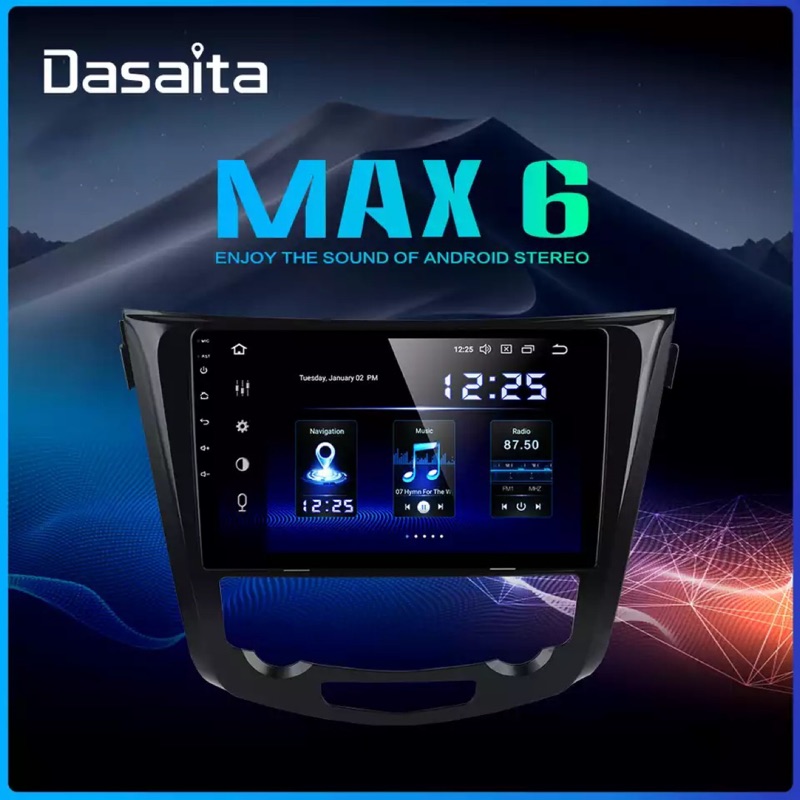 Dasaita 頂級安卓影音 Nissan X-Trail  PX6處理器 4+64G DSP+HDMI