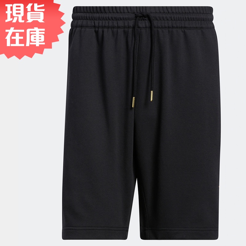 Adidas 男裝 短褲 籃球 旗幟 吸濕排汗 口袋 黑【運動世界】HM6770