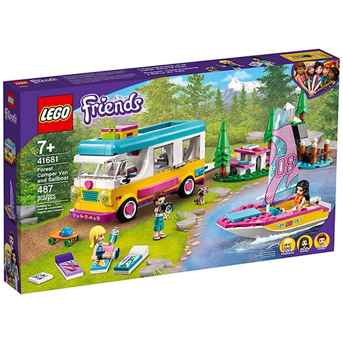 LEGO樂高 LT41681 森林露營車和帆船 _Friends 姊妹淘系列
