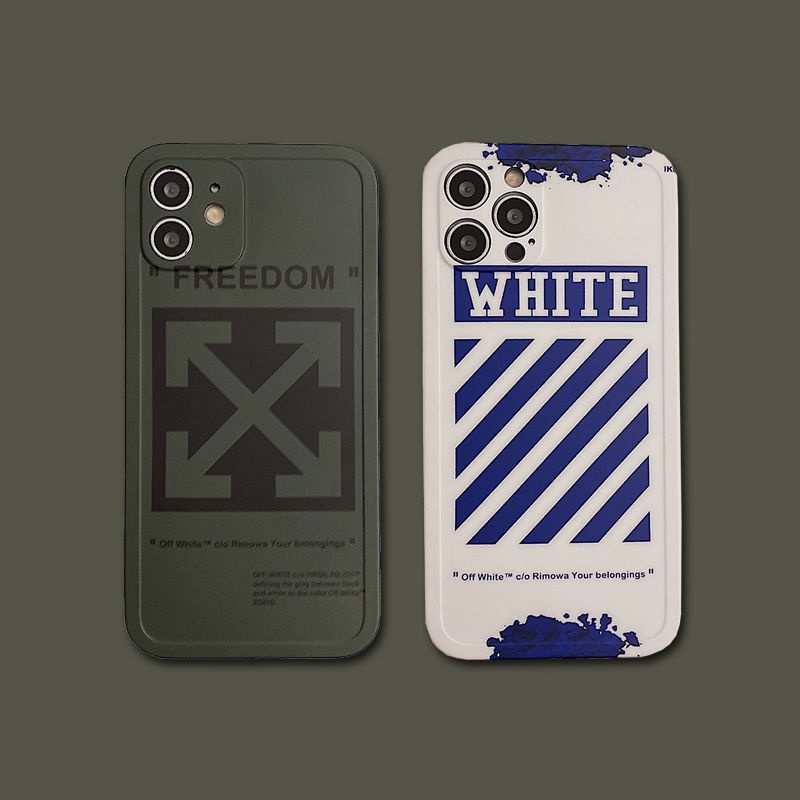 OFF-WHITE 手機殼 適用 iPhone 13 12 11 Pro XsMax XR 8p 軟殼 手機保護套