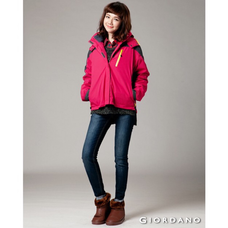 Giordano 佐丹奴 Jack wolfskin 聯名 G-TEX 三合一機能外套 登山外套 防風外套