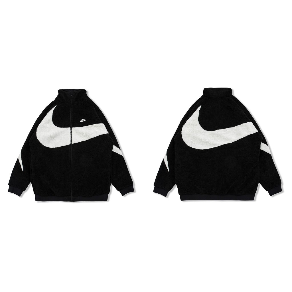 reversible swoosh full zip jacket