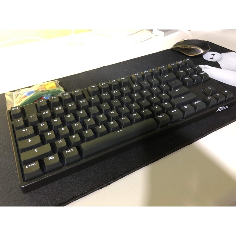RK987無線藍牙雙模機械鍵盤有線游戲87鍵104鍵茶軸cherry軸手機筆記本通用pbt鍵帽櫻桃軸鍵盤