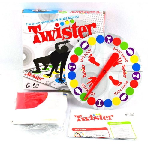 【新版twister身體扭扭樂玩具】身體平衡 互動歡樂聚會親子互動遊戲2~4人