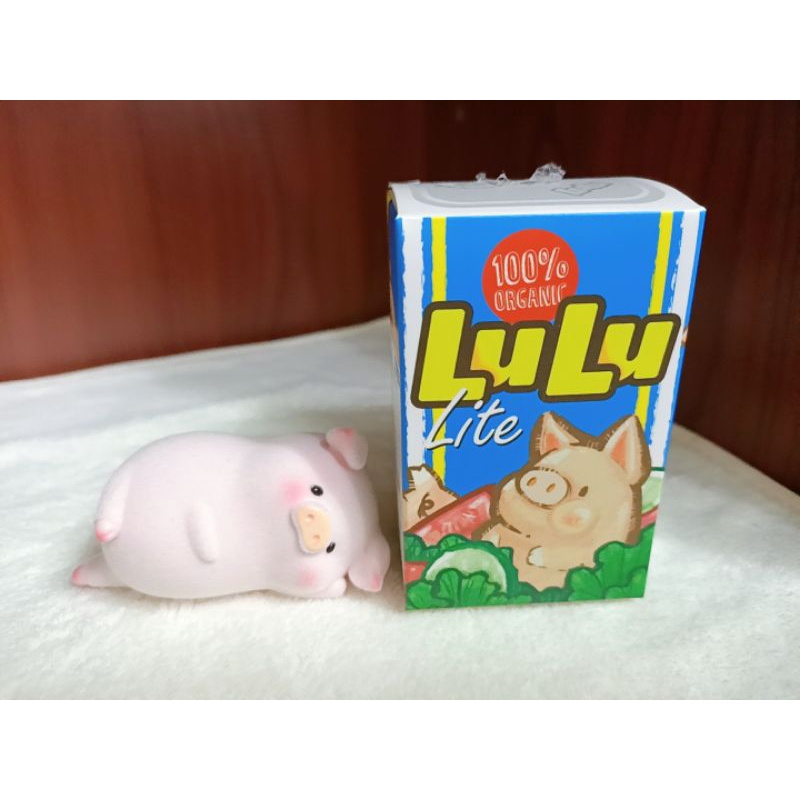 🌸確認款🌸 LULU豬 一代 盲盒 植絨 lulu 豬 罐頭豬 睡覺款 52toys 側躺豬lying