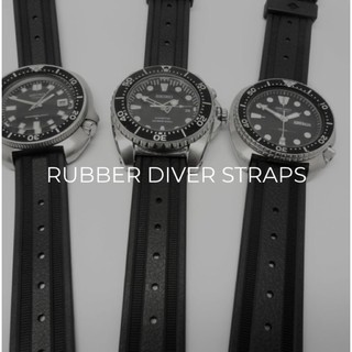【美國代購】UNCLE SEIKO 精工錶帶 Classic Rubber Diver｜全系列預購款 手錶配件 潛水錶帶