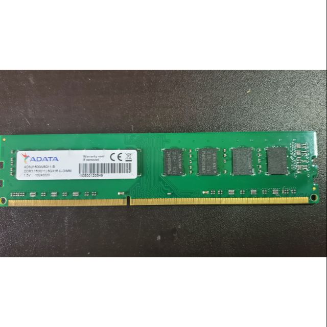 威剛DDR3 1600 8G 單條